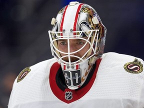 Not only are the Toronto Maple Leafs involved in talks with the Senators about goaltender Matt Murray, it’s believed the Edmonton Oilers may be studying the option along with the Arizona Coyotes and a couple of other teams. 
Getty Images