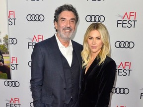 Chuck Lorre and Arielle Lorre.
