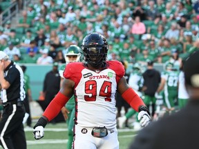 Lorenzo Mauldin IV, who signed with the Ottawa Redblacks as a free agent, is putting together nice individual stats, but he's hoping that helps translate into wins.