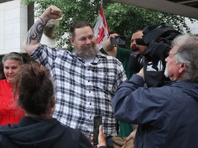 Freedom Convoy organizer Pat King was granted bail and left the Ottawa Courthouse Monday afternoon.