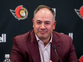 Ottawa Senators general manager Pierre Dorion couldn't hide his excitement over the deal to acquire Jakob Chychrun.