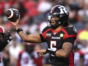 Quarterback Caleb Evans and the Ottawa Redblacks offence will look to rebound after struggling in a 17-3 loss to Calgary.