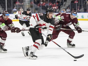 Senators prospect Ridly Greig has been a standout for Canada at the world junior tournament. He has three goals and six points in four games, and has twice been named player of the game for Canada.