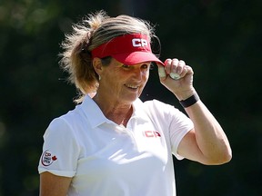 Lorie Kane is seen during a practice round at the CP Women's Open at the Ottawa Hunt and Golf Club on Wednesday.
