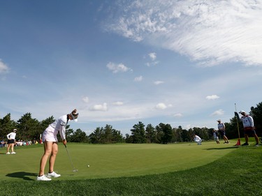 OTTAWA - Aug 25,  2022 - Jessica Korda during her first round at the CP Women's Open at the Ottawa Hunt & Golf Club Thursday. TONY CALDWELL, Postmedia.