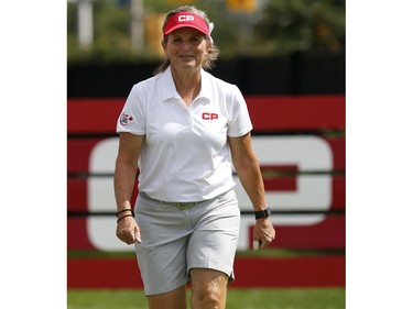 OTTAWA - Aug 25,  2022 - Lorie Kane during her first round at the CP Women's Open at the Ottawa Hunt & Golf Club Thursday. TONY CALDWELL, Postmedia.