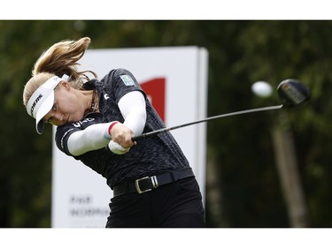 OTTAWA - Aug 25,  2022 - Brroke Henderson during her first round at the CP Women's Open at the Ottawa Hunt & Golf Club Thursday. TONY CALDWELL, Postmedia.