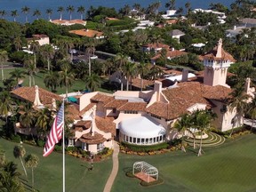 An aerial view of former U.S. President Donald Trump's Mar-a-Lago home after Trump said that FBI agents raided it, in Palm Beach, Florida, U.S. Aug. 15, 2022.