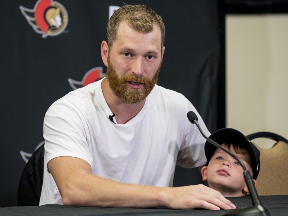 Claude Giroux's enjoying being 'home' with the Ottawa Senators