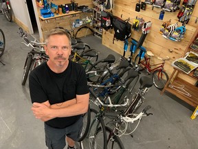 Jason Komendat says his rising debt and lost business due to the pandemic, harm from the convoy occupation and unforgiving bureaucracy is forcing him to close Retro Bikes, his Sparks Street bike shop and cafe.