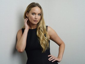 Jennifer Lawrence, a cast member in the film "Causeway," poses for a portrait during the 2022 Toronto International Film Festival, Sunday, Sept. 11, 2022, at the St. Regis Hotel.