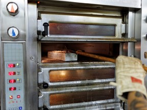 A bread lies in an oven in the bakehouse of the Bonert bakery in Munich, Germany, Sept. 15, 2022.