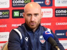 Atlético Ottawa head coach Carlos Gonzalez was assessed a red card late in Friday's contest, but the team is expected to appeal that ruling by game officials.