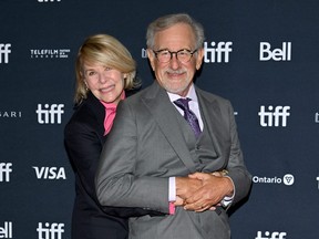 Kate Capshaw and Steven Spielberg attend "The Fabelmans" Premiere during the 2022 Toronto International Film Festival at Princess of Wales Theatre on Sept. 10, 2022 in Toronto.