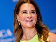 U.S. philanthropist Melinda French Gates arrives for the White House Correspondents Association gala at the Washington Hilton Hotel in Washington, DC, on April 30, 2022.