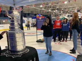 The Stanley Cup was the star attraction in Twillingate Wednesday, as part of Kraft Hockeyville celebrations.
