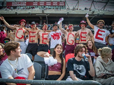 Gee-Gees fans found lots of reasons to celebrate during the win against the Ravens on Saturday.