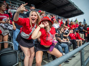 Carleton fans were cheering loudly, but despite their support the team wasn't able to reclaim the Pedro trophy.