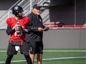 Redblacks offensive consultant Doug Malone worked with GM Shawn Burke in Hamilton and interim head coach Bob Dyce in Saskatchewan.