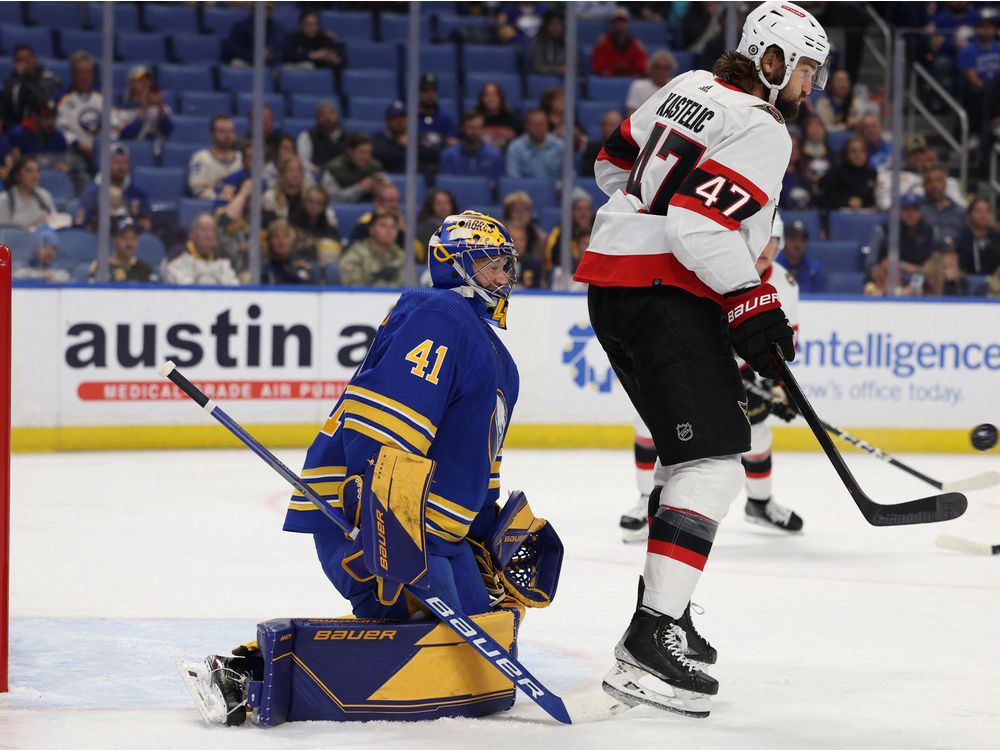 Anderson leads Sabres in 4-1 season-opening win over Ottawa