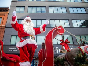 The Help Santa Toy Parade kicked off at City Hall and made its way along Laurier, turning left on Bank Street, and wrapping up at Lansdowne Park, Saturday, Nov. 19, 2022.
