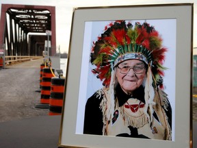 Mayor Jim Watson, along with other city councillors, MP Yasir Naqvi, and representatives from Indigenous communities, took part in the Chief William Commanda bridge commemoration.