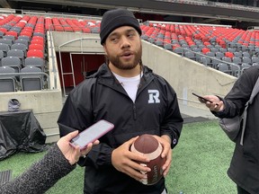 Ottawa Redblacks quarterback Jeremiah Masoli speaks with media about the difficult 2022 CFL season - for his team and for himself.