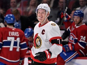 "My goal is to come to the rink every day, have a smile on my face and get to work," says Ottawa Senators captain Brady Tkachuk.