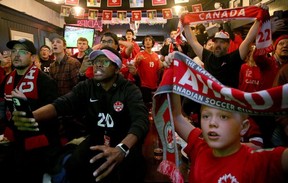 Canadian soccer fans went wild at the Glebe Central Pub on Wednesday afternoon when Canada played Belgium in the World Cup.