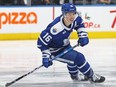 Maple Leafs forward Mitch Marner skates against the Sharks during NHL action at Scotiabank Arena in Toronto, Nov. 30, 2022.