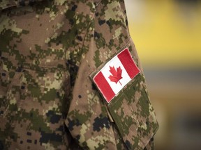 Canadian Armed Forces uniform.