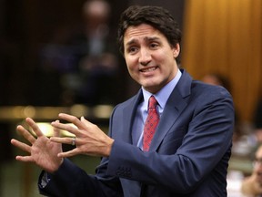 Prime Minister Justin Trudeau speaks in Parliament during question period on Dec. 8, 2022.