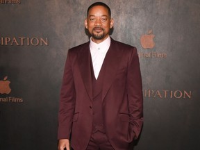 Will Smith attends the 'Emancipation' premiere in Los Angeles, Nov. 30, 2022.