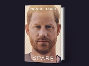 The cover of Prince Harry's memoir "Spare".