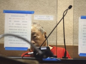 Chunli Zhao appears for his arraignment at San Mateo Superior Court in Redwood City, Calif., Wednesday, Jan. 25, 2023.