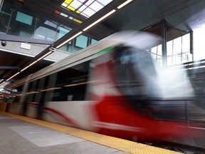 File photo: Ottawa's Confederation Line LRT.