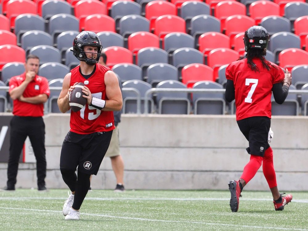 Nick Arbuckle back with Redblacks, with lots of support from wife