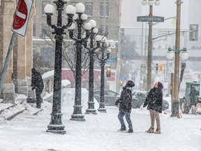 The weather office is predicting 15-20 cm of snow, beginning Wednesday and into Thursday.