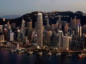 A general view of Hong Kong, China, July 13, 2021.