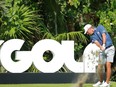 Charles Howell III of Crushers GC plays his shot from the 8th tee during day three of the LIV Golf Invitational - Mayakoba at El Camaleon at Mayakoba on February 26, 2023 in Playa del Carmen, Mexico.