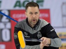 TAKING ON THE WORLD: After winning his first Brier in 2017, Canada's Brad Gushue found another level