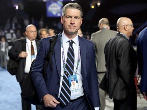 Chuck Fletcher of the Philadelphia Flyers attends the 2019 NHL Draft at Rogers Arena on June 21, 2019 in Vancouver.