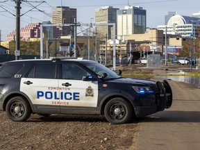 Edmonton police vehicle.
