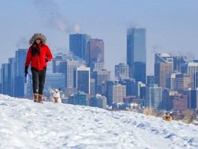 A view of Calgary on March 7, 2023.
