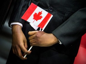 A file photo from a citizenship ceremony in Ottawa in 2020.