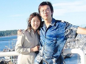 Amanda Zhao with former boyfriend Ang Li, who was found responsible for her death.