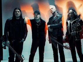 Metallica L-R: Robert Trujillo, Lars Ulrich, James Hetfield and Kirk Hammett.