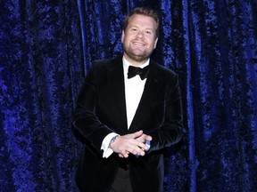 James Corden attends the Ninth Breakthrough Prize Ceremony at Academy Museum of Motion Pictures on April 15, 2023 in Los Angeles, Calif.