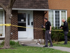 The Ottawa police homicide unit is investigating a death on Pebble Road in Ottawa Monday. One person is in custody.