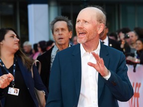 Director Ron Howard arrives for the Opening Night Gala presentation of "Once Were Brothers: Robbie Robertson and The Band" during the Toronto International Film Festival, on September 5, 2019, in Toronto.
